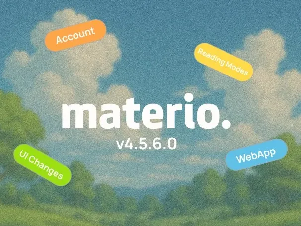 Introducing Account in Materio and more... cover